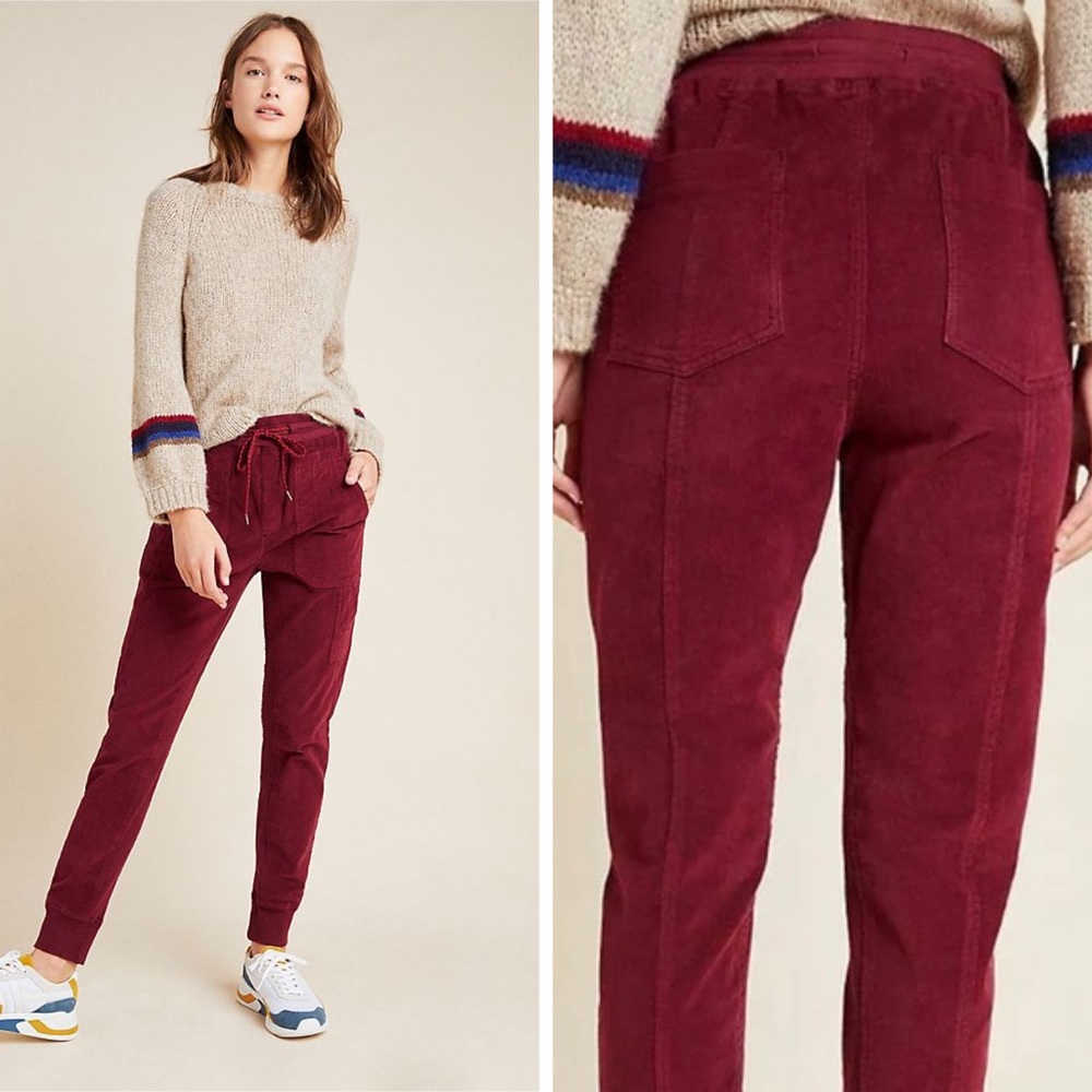 Anthropologie Leigh Corduroy Joggers